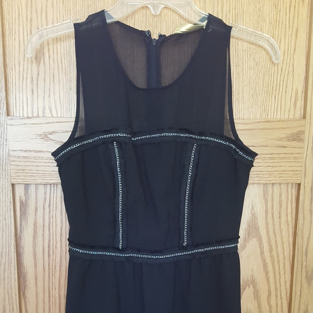 Princess vera wang black mesh dress